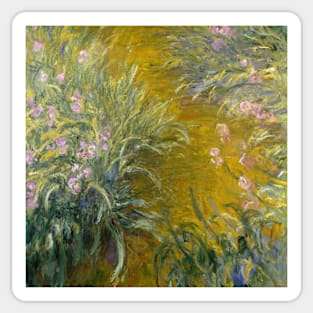 The Path through the Irises by Claude Monet Sticker